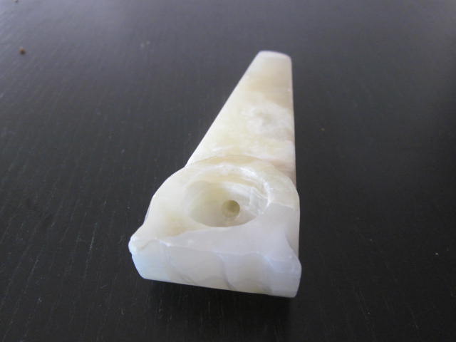 amazing large clear onyx smoking pipe amazing large clear onyx smoking pipe