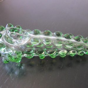 large green glass pipe
