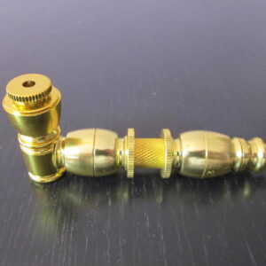 large size gold metal pipe