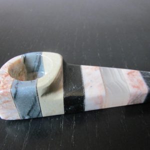 multi color marijuana stone pipe