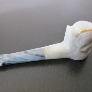 super size gray brown stone pipe