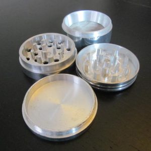 New aluminum green weed grinder