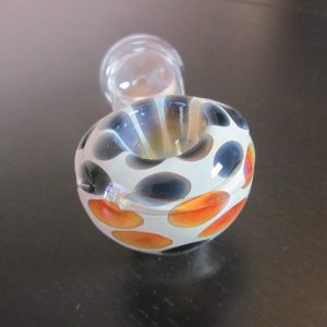 Mega size colorful glass smoking pipe