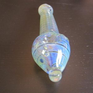 Handmade mega color glass smoking pipe