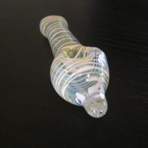 Unique handmade glass smoking pipe free gift