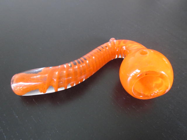 Handmade glass smoking pipe with free gifts for all