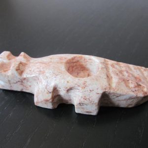 alligator style red onyx pipe