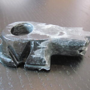 Handmade clear stone smoking pipe frog style
