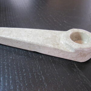 Kings style large brown onyx stone smoking pipe
