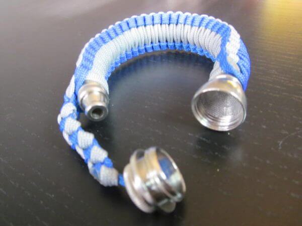 blue bracelet style smoking pipe