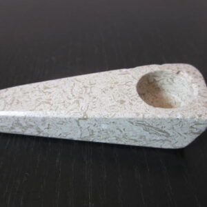 brown color mid size stone pipe