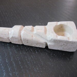 brown color mid size stone pipe