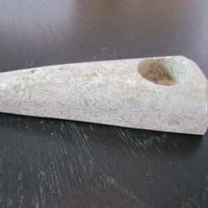 Fine brown style onyx stone smoking pipe
