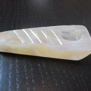 clear color mid size stone pipe
