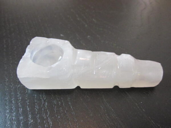 clear mid size stone pipe