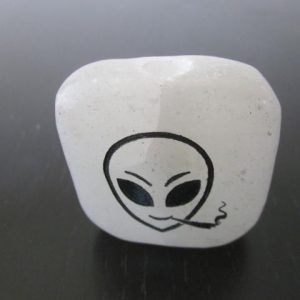 Organic clear stone smoking blunts holder