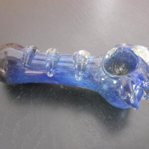 dark blue glass pipe