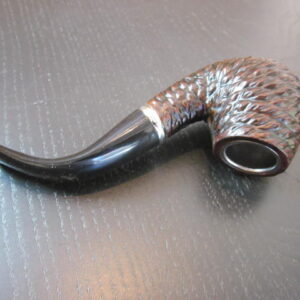 dark brown large wood pipe