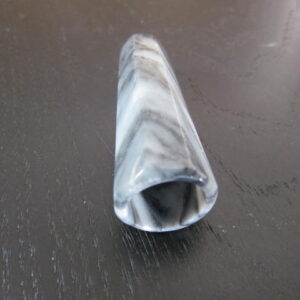 Handmade black gray onyx stone smoke blunt