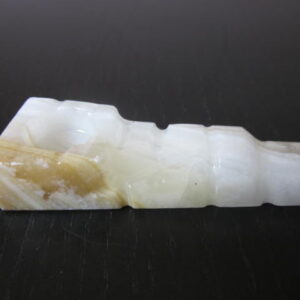 great mid size clear brown stone pipe