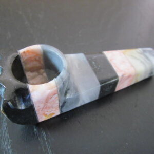 Handmade colorful stone smoking pipe for weed