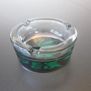One and only weed Pyrex glass ashtray