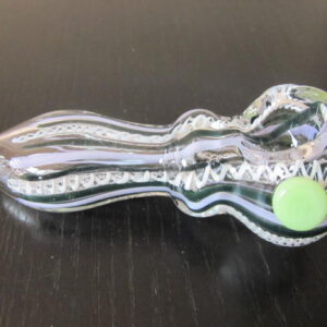 hot colorful mid size glass pipe
