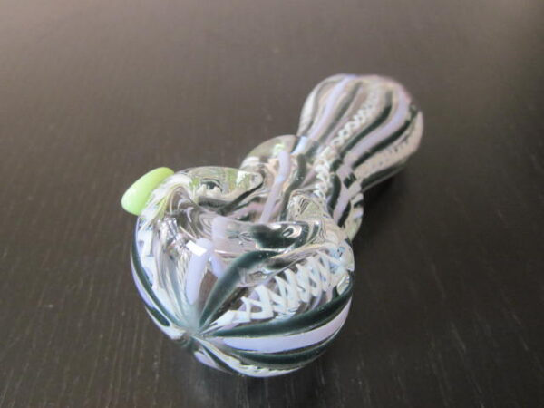 hot colorful mid size glass smoking pipe