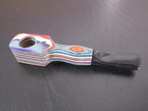 hot colorful wooden pipe