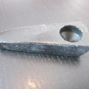 Natural organic black stone smoking pipe