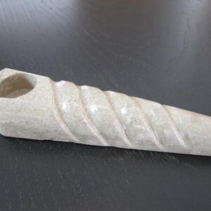 large brown stone pipe