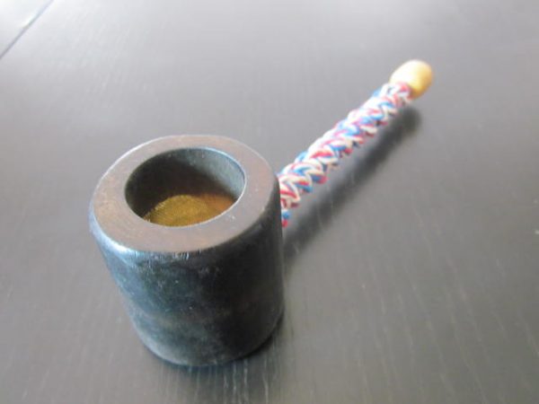Tribal Smoking Pipe made of wood
