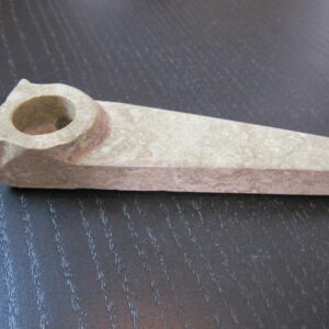 large size brown color stone pipe