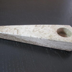 large size brown color stone pipe