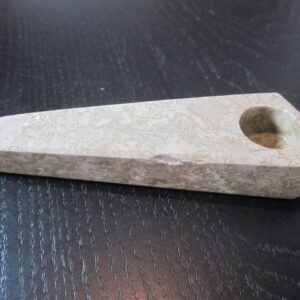 Amazing brown handmade natural stone smoking pipe