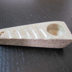 mid size brown stone pipe