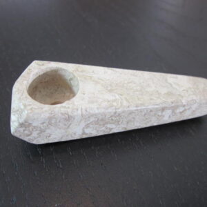 mini brown color stone pipe