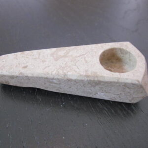 Unique handmade stone smoking weed pipe