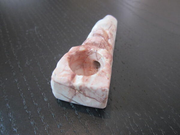 mini size red color onyx smoking pipe