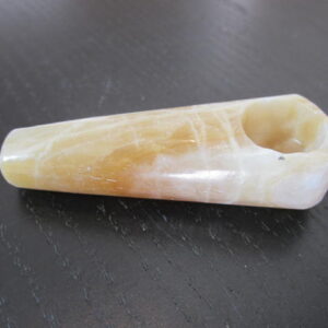 mini yellow clear stone pipe
