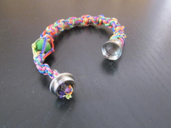 multi color bracelet smoking pipe