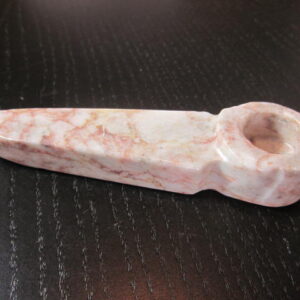 Large size red onyx stone smoking pipe