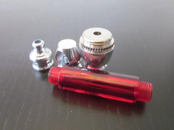 new red color metal smoking pipe
