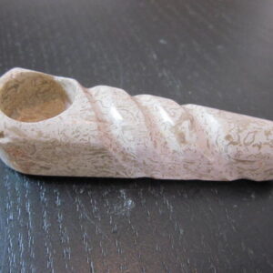 nice brown mid size stone pipe