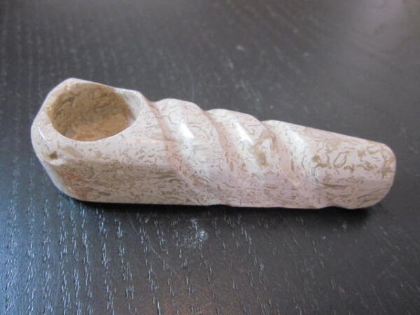 nice brown mid size stone pipe