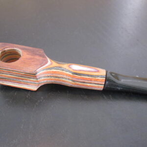 nice colorful wooden pipe