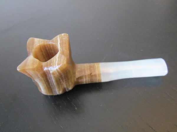 organic onyx stone pipe