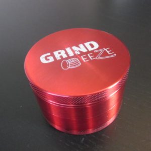 Red hot metal cannabis grinder