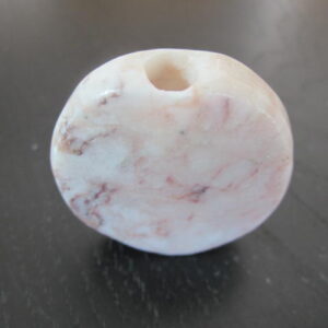 Organic pink white stone blunt smoking holder