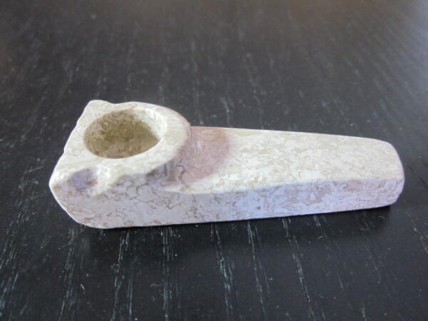 small size brown onyx pipe
